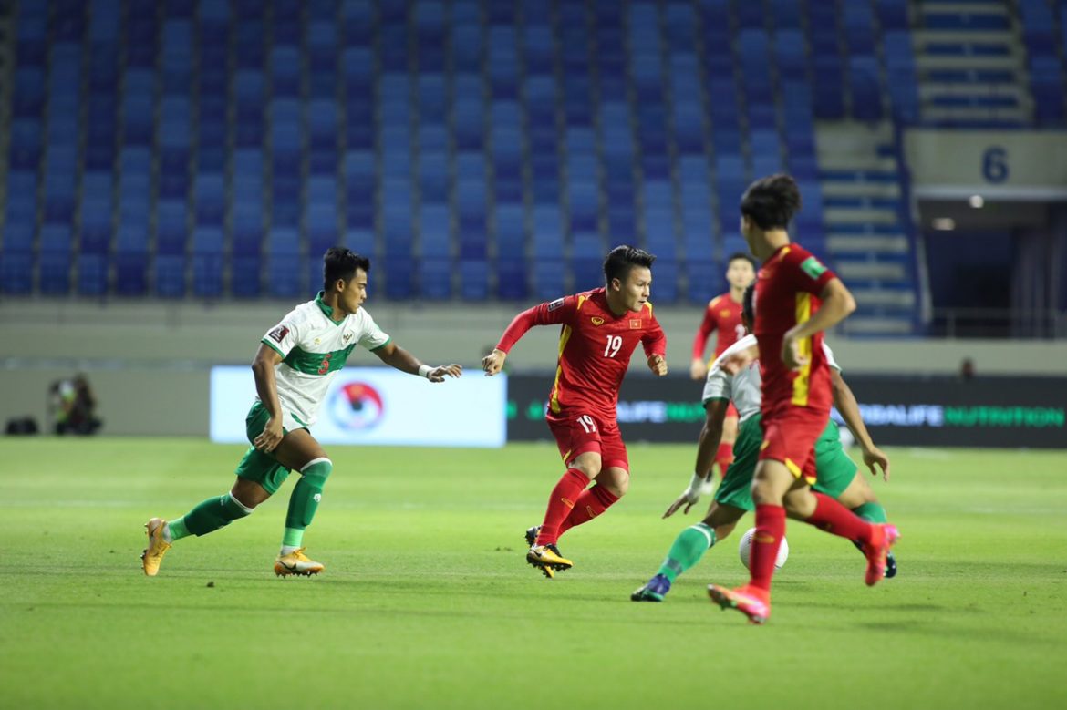 Khoảng cách bóng đá Indonesia và bóng đá Việt Nam đã có sự khác biệt